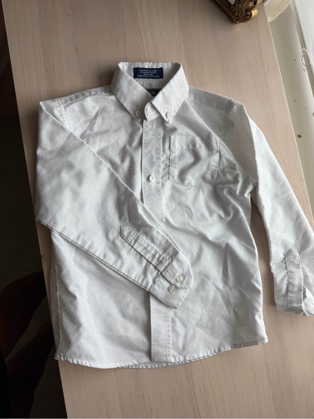 Izod Boys White Button-Down Shirt